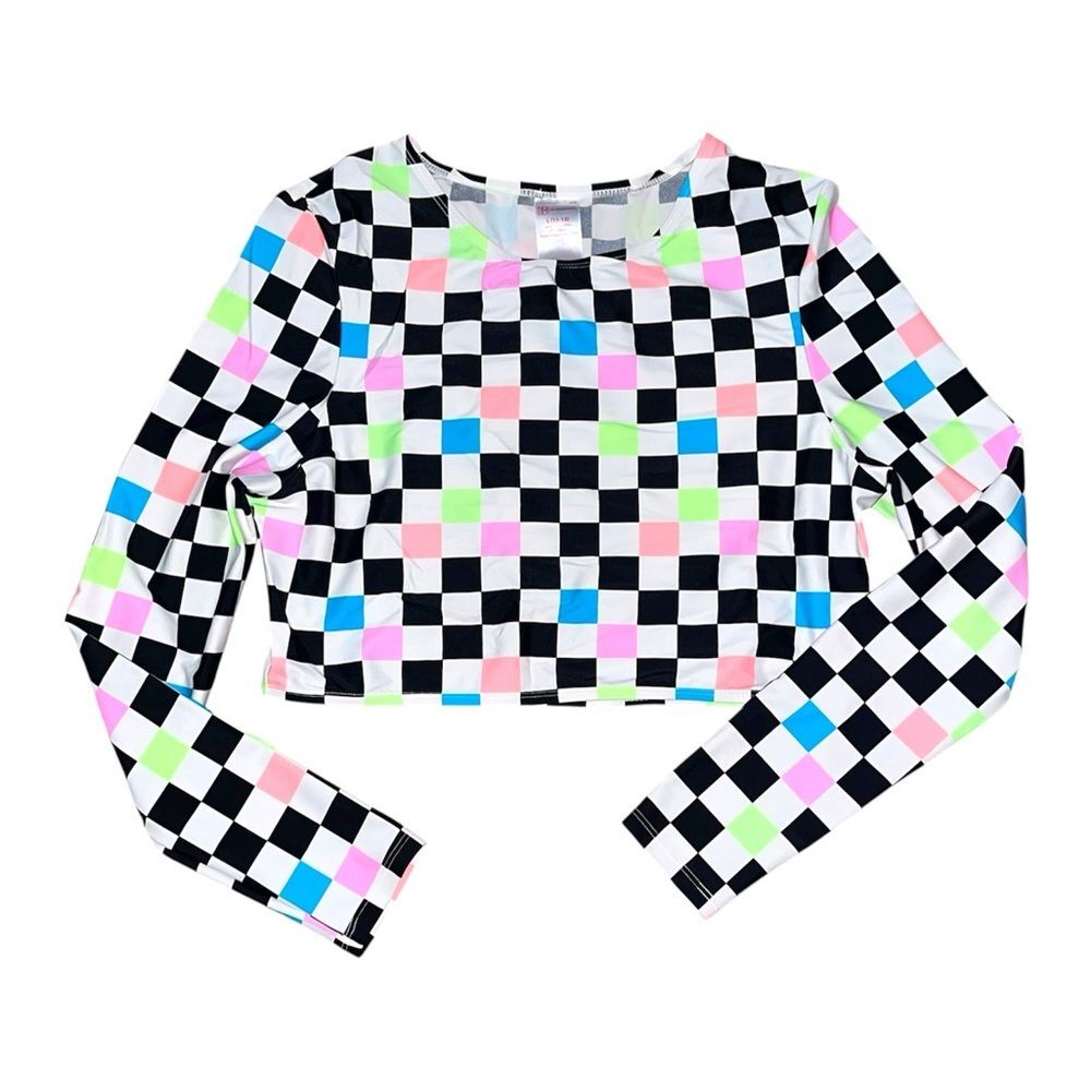 🔥 5 for $30 🔥 No Boundaries Girls Long Sleeve Rash Guard Top | Large (11–13)